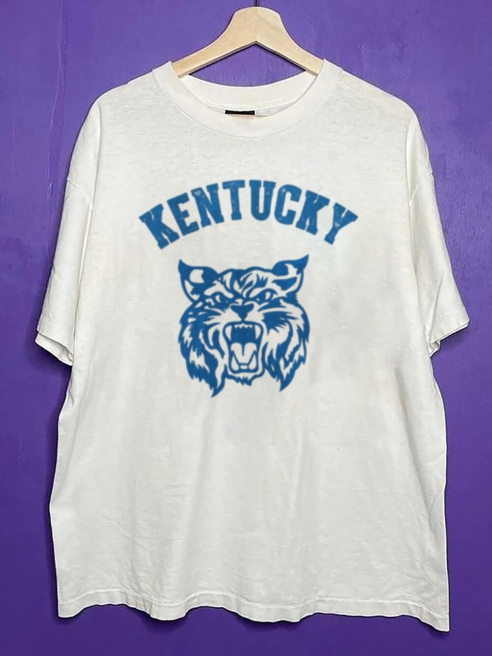 Vintage Kentucky Wildcats Logo Shirt, Retro University of Kentucky Mascot Shirt